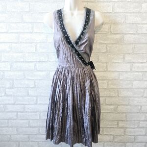 Free People Silk Wrap Dress